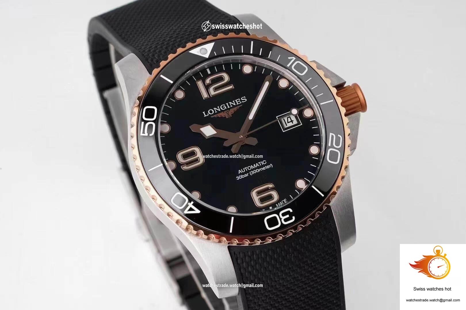 Longines Concas L3.781.3.58.9 ZF Factory Black Dial 3