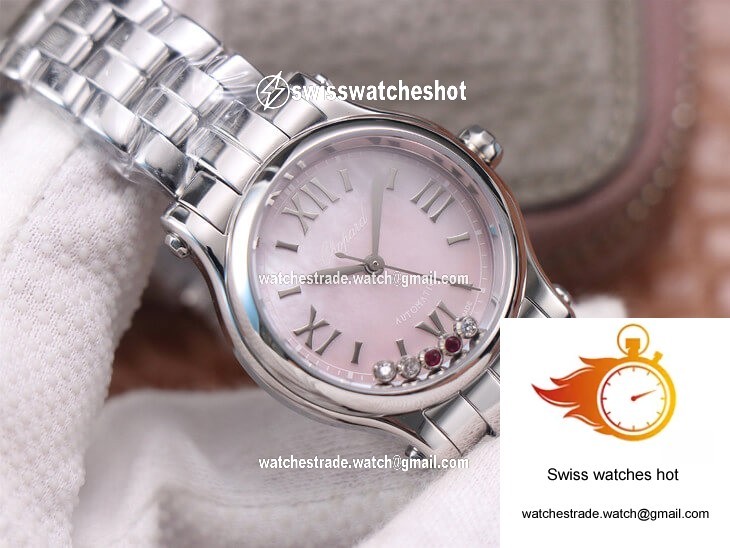 Chopard Happy Sport 278573 YF Factory Pink Dial 3