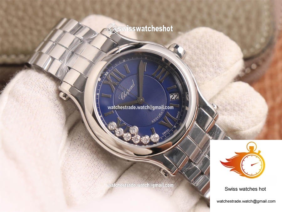 Chopard Happy Sport 278559-3009 YF Factory Blue Dial 3
