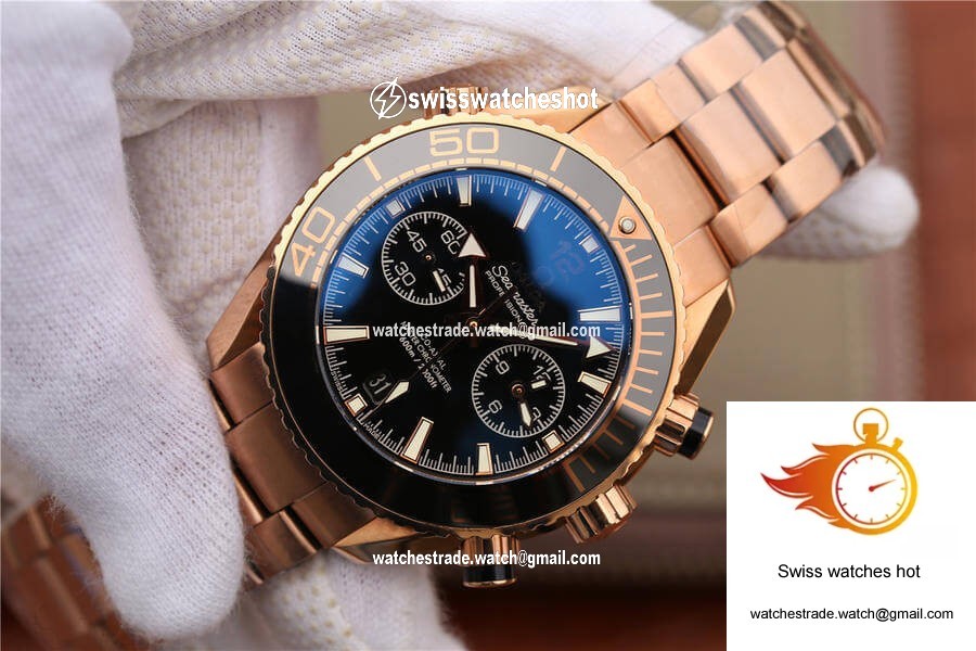 Omega Seamaster Ocean Universe Timing 232.63.46 OM Factory Black Dial 3