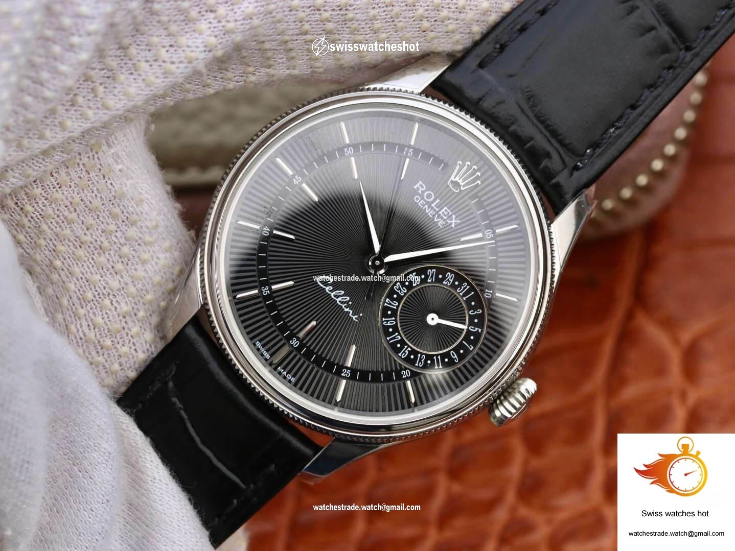 Rolex Celini Date 50519 MKS Factory Black Dial 3