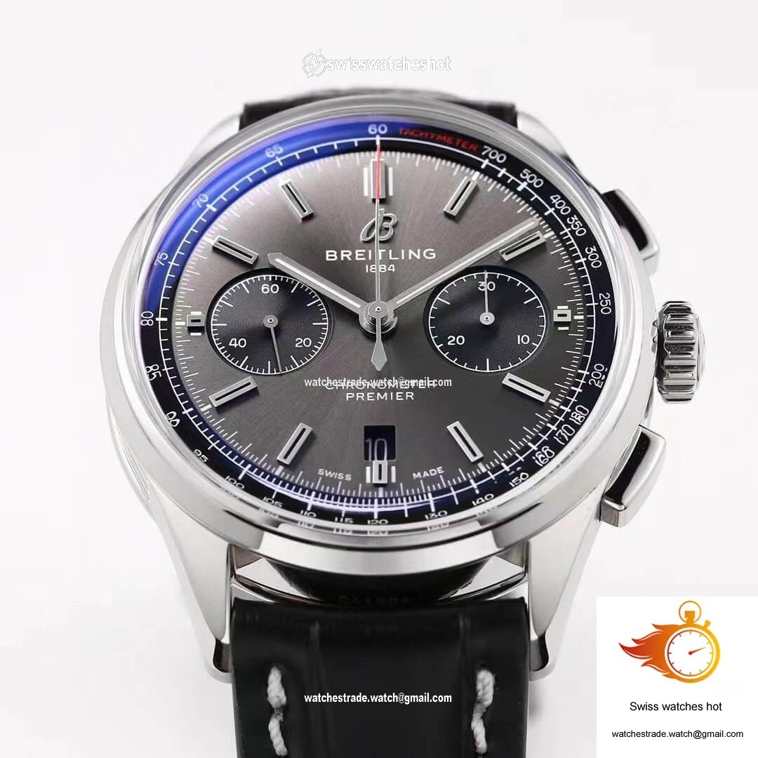 Breitling Premier B01 Chronograph AB0118221B1P1 GF Factory V2 Grey Dial 3