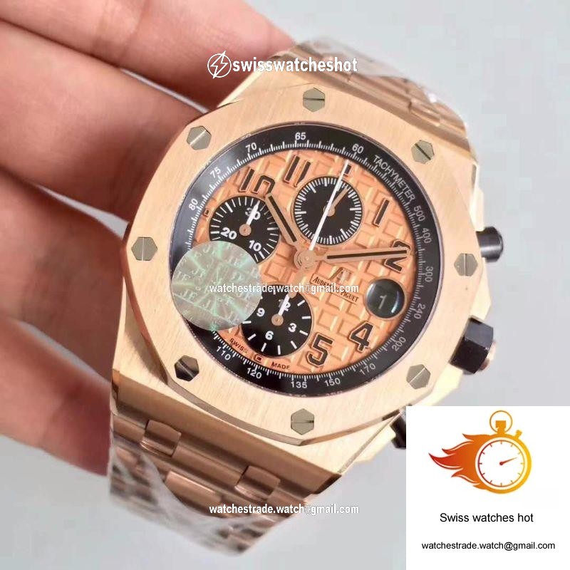 Audemars Piguet Royal Oak Offshore 26470OR.OO.1000OR.01 JF Factory V2 Gold Dial 3
