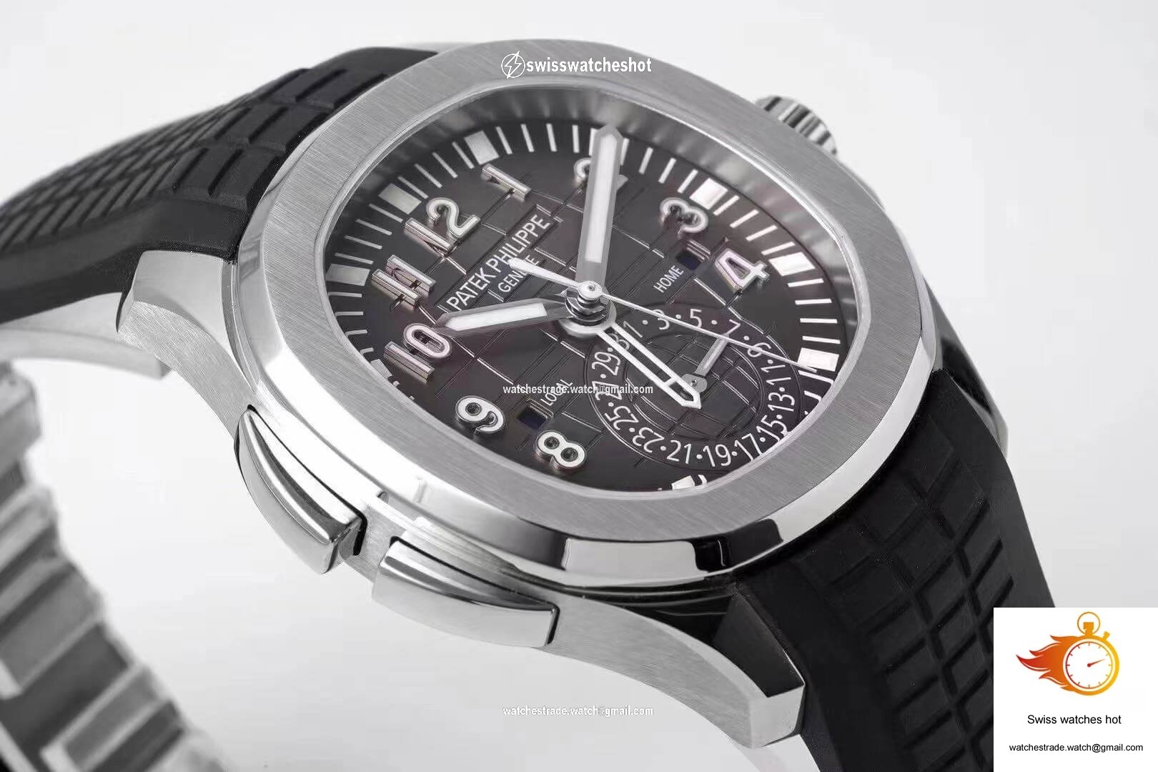 Patek Philippe Aquanaut 5164A-001 ZF Factory Black Dial 3
