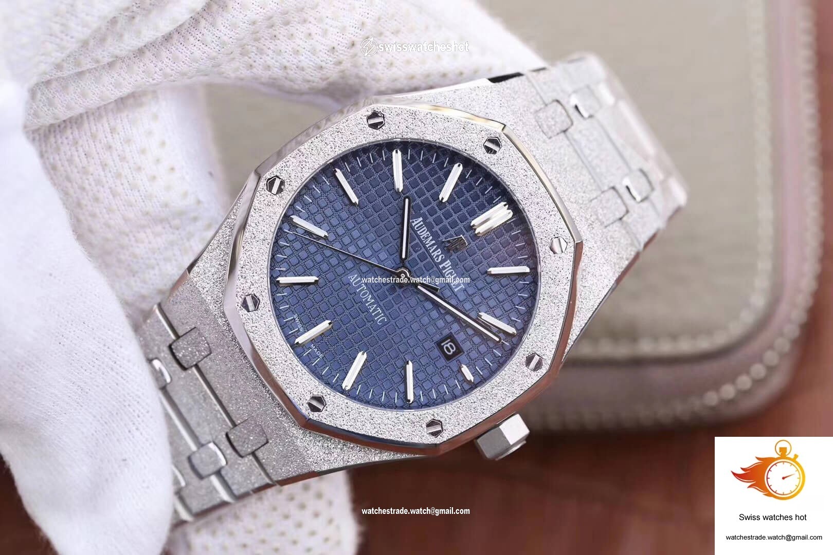 Audemars Piguet Royal Oak 15454BC.GG.1259BC.01 JH Factory Blue Dial 3