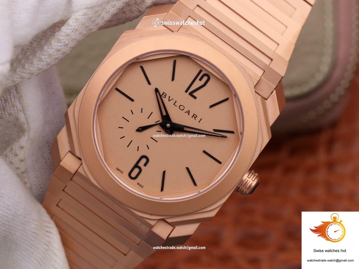 Bvlgari Octo Finissimo 102912 BV Factory Rose Gold Dial 3