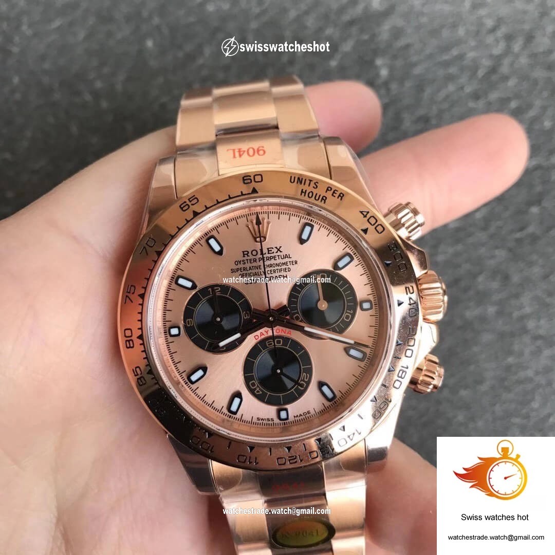 Rolex Daytona m116505-0009 Noob Factory Champagne Dial 3
