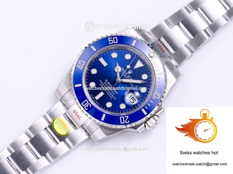 Rolex Submariner 116619LB-97209 Noob Factory V10 Blue Dial 3