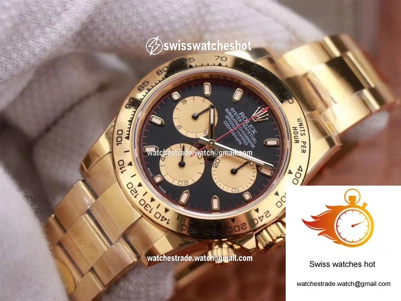 Rolex Daytona M116508-0009 Noob Factory Black Dial 4130 Movement 3