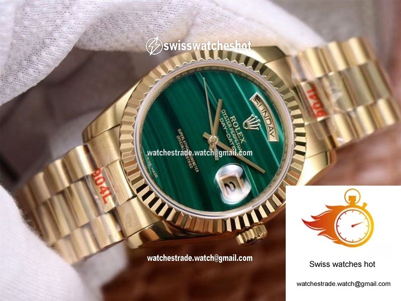 Rolex Day Date President 18238 Malachite Green Dial 3