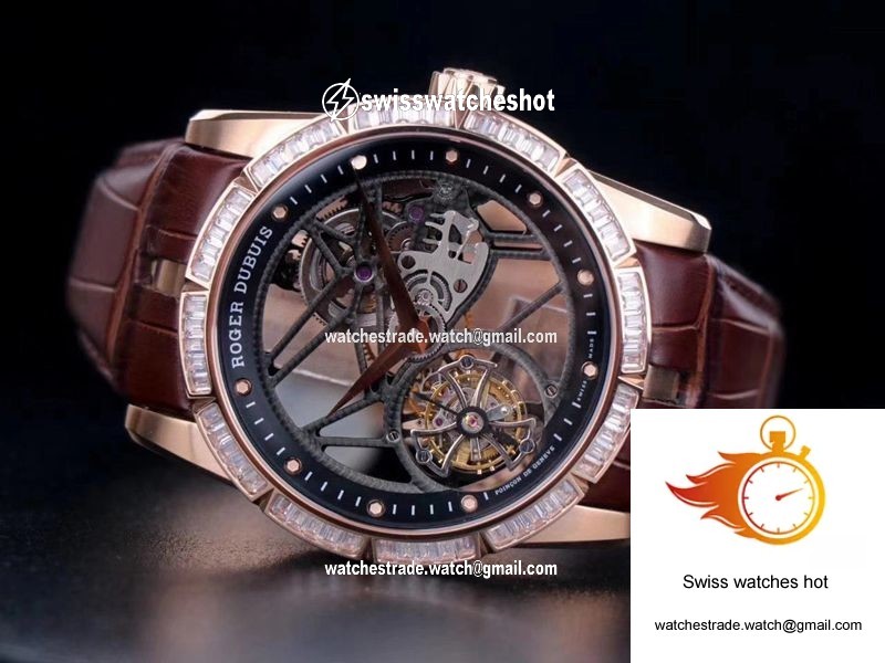 Roger Dubuis Excalibur RDDBEX0404 JB Factory V3 Rose Gold Tourbillon 3