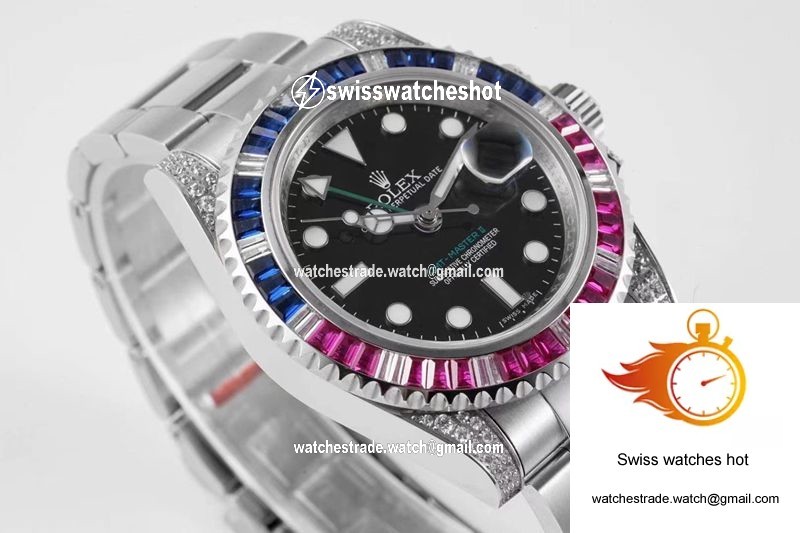 Rolex GMT Master II 116759 SAru-78209 ROF Factory Black Dial 3