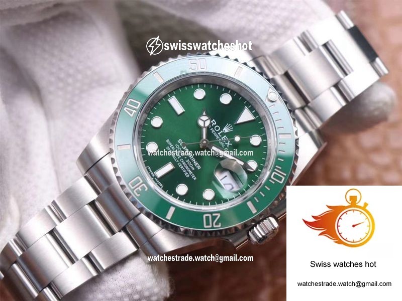 Rolex Submariner 116610LV-97200 Noob Factory V11 Green Dial 3