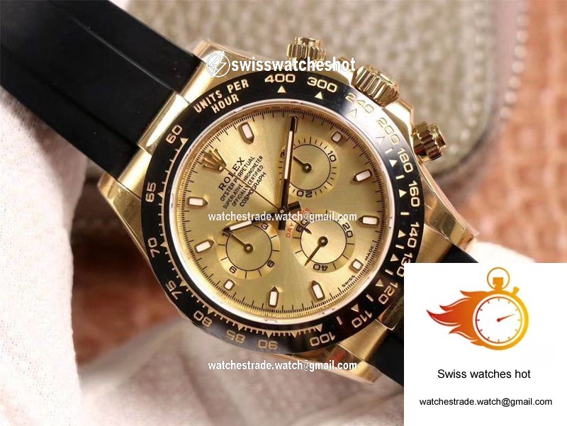 Rolex Daytona M116518LN-0042 Noob Factory Champagne Dial 4130 Movement 3