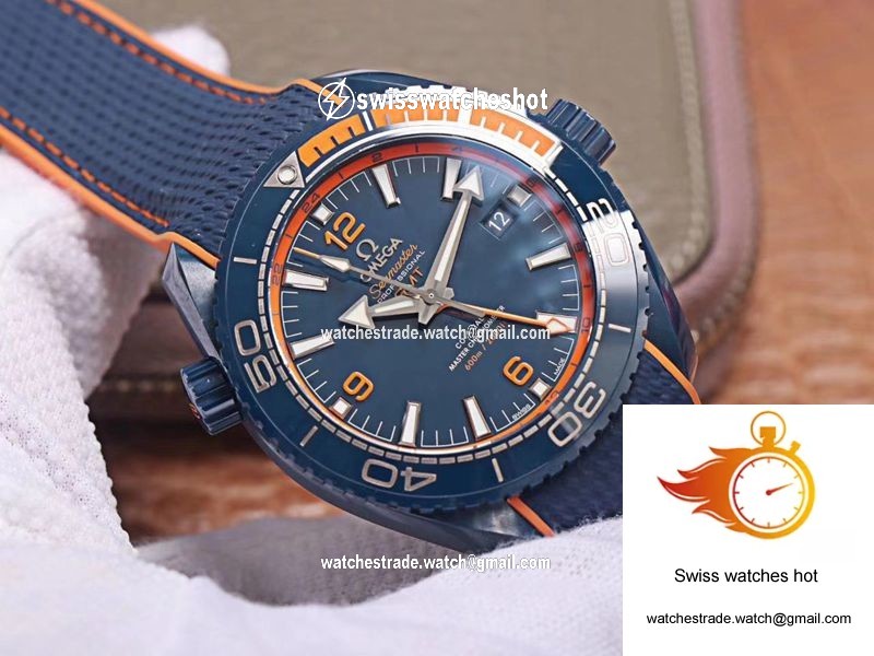 Omega Seamaster 215.92.46.22.03.001 GMT VS Factory Blue Ceramic 3