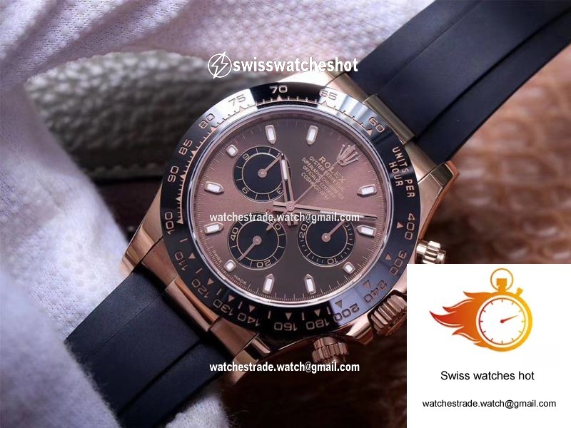 Rolex Daytona M116515LN-0041 Noob Factory Chocolate Dial 4130 Movement 3