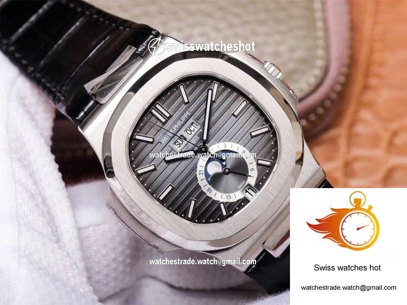 PF Factory Patek Philippe Nautilus 5726A-001 Moonphase Gray Dial 3