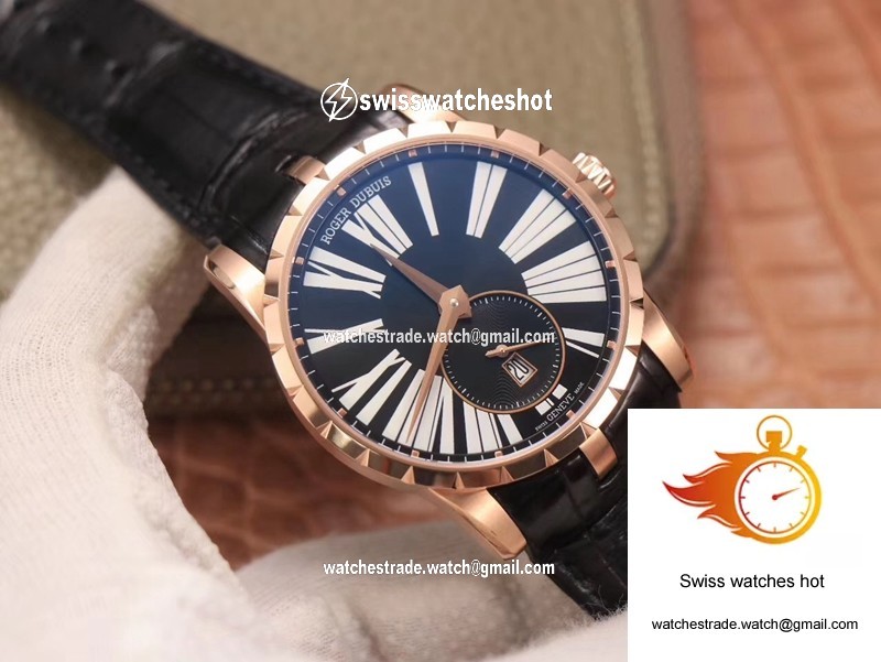 Roger Dubuis Excalibur DBEX0537 PF Factory Black Dial 3