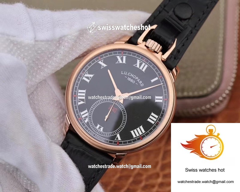 Chopard L.U.C 161923-1001 Louis Ulysse Black Dial 3
