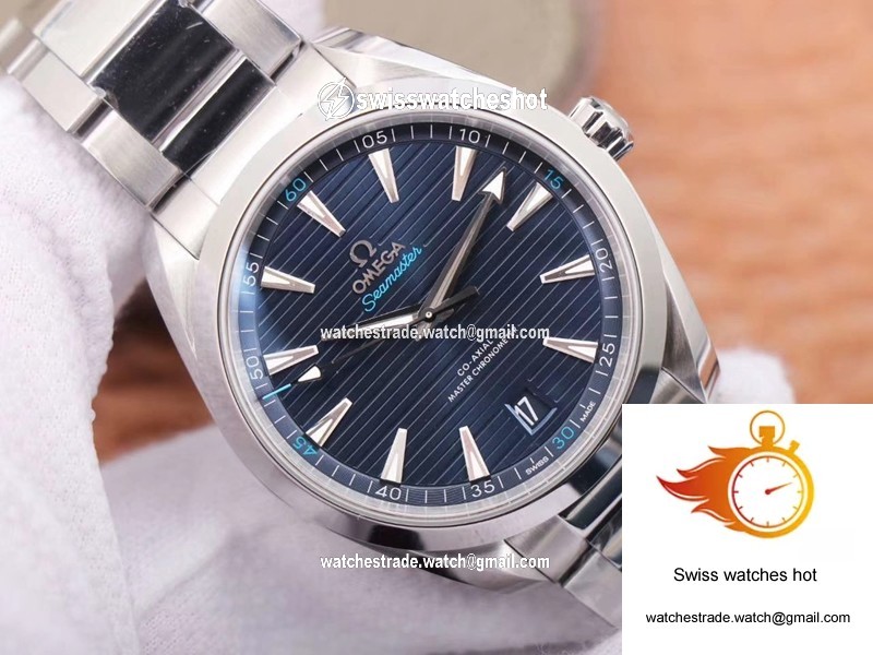 Omega Seamaster 220.10.41.21.03.001 VS Factory Blue Dial 3
