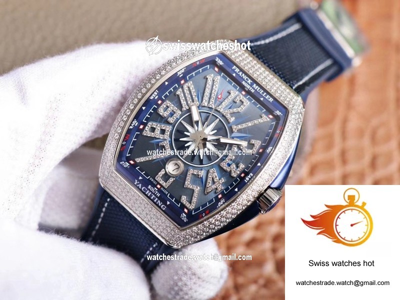 Franck Muller MEN’S Collection V45 SC DT Yachting ZF Factory Blue Dial 3