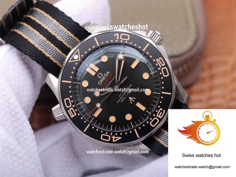 Omega Seamaster 210.92.42.20.01.001 James Bond 007 VS Factory Black Dial 3