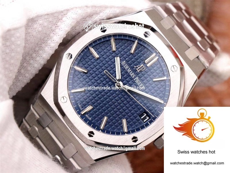 Audemars Piguet Royal Oak 15500ST.OO.1220ST.01 ZF Factory Blue Dial 3