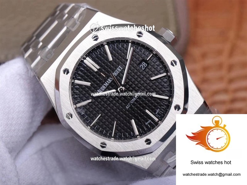 Audemars Piguet Royal Oak 15400ST.OO.1220ST.01 ZF Factory Black Dial 3