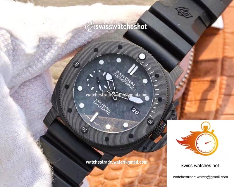 VS Factory Panerai Submersible Marina Militare Carbotech 47MM PAM00979 3