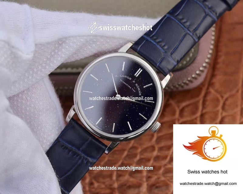 A. Lange & Sohne Saxonia Thin Gold-flux-coated Dial In Copper-blue 205.086 SV Factory 3