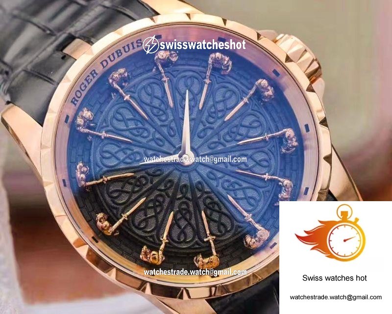 ZF Factory Roger Dubuis Excalibur Knights Of The Round Table II RDDBEX0511 Rose Gold 3