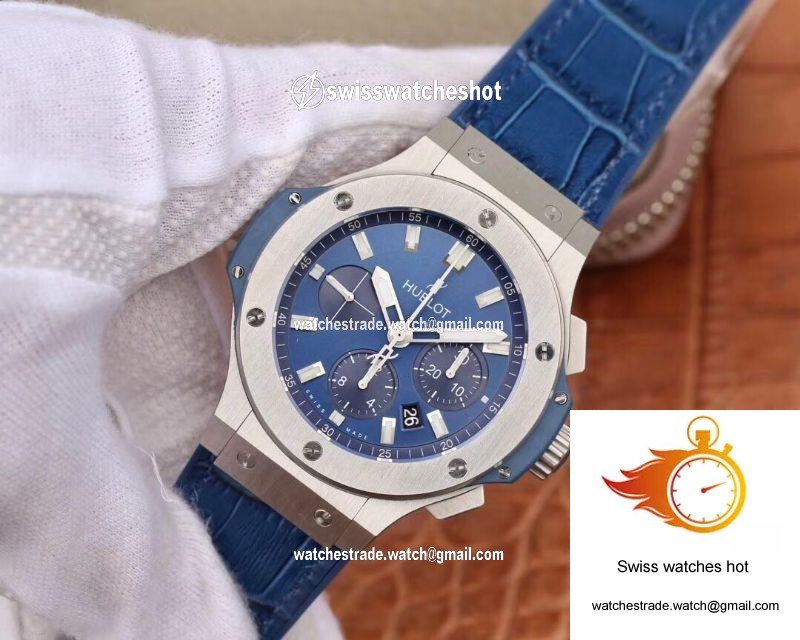 Hublot Big Bang Classic Fusion Chronograph 44mm 301.SX.7170.LR V6 Factory Blue Dial 3