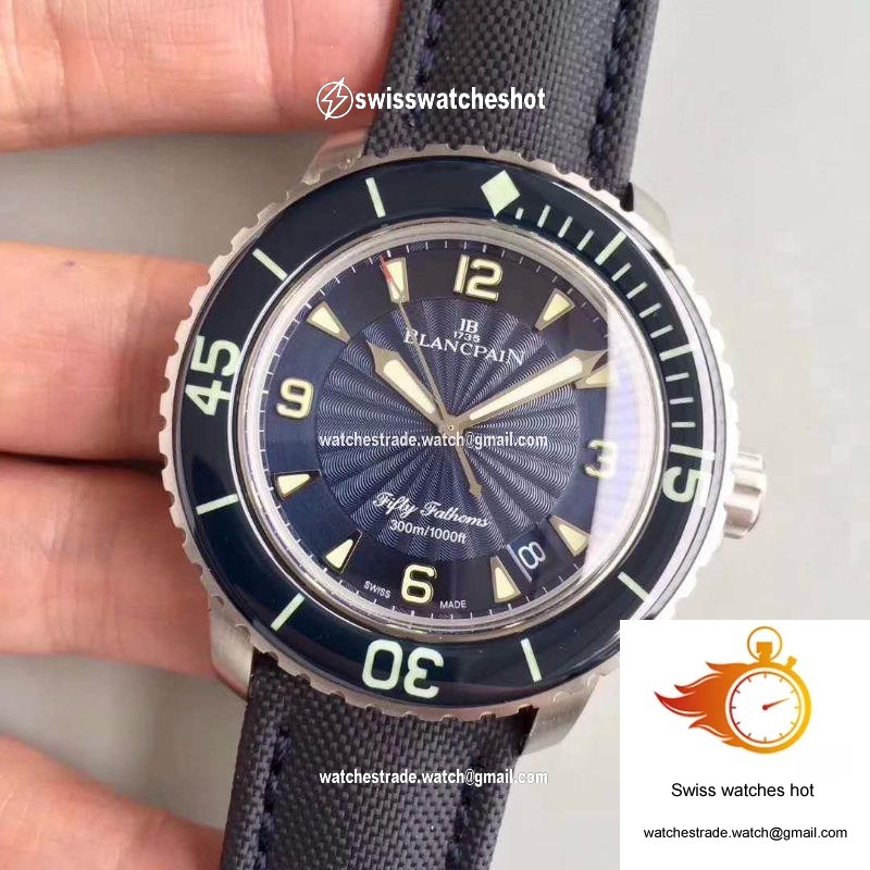 Blancpain Fifty Fathoms 5015D-1140-52B ZF Factory Blue Dial 3