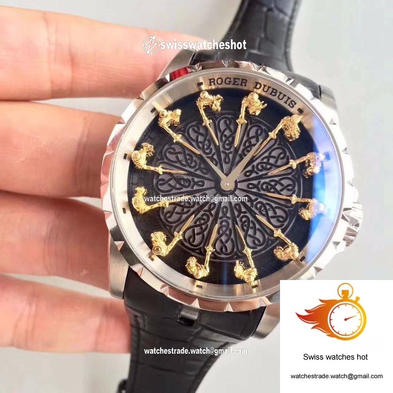 Roger Dubuis Excalibur Knights Of The Round Table II RDDBEX0495 Black Dial 3