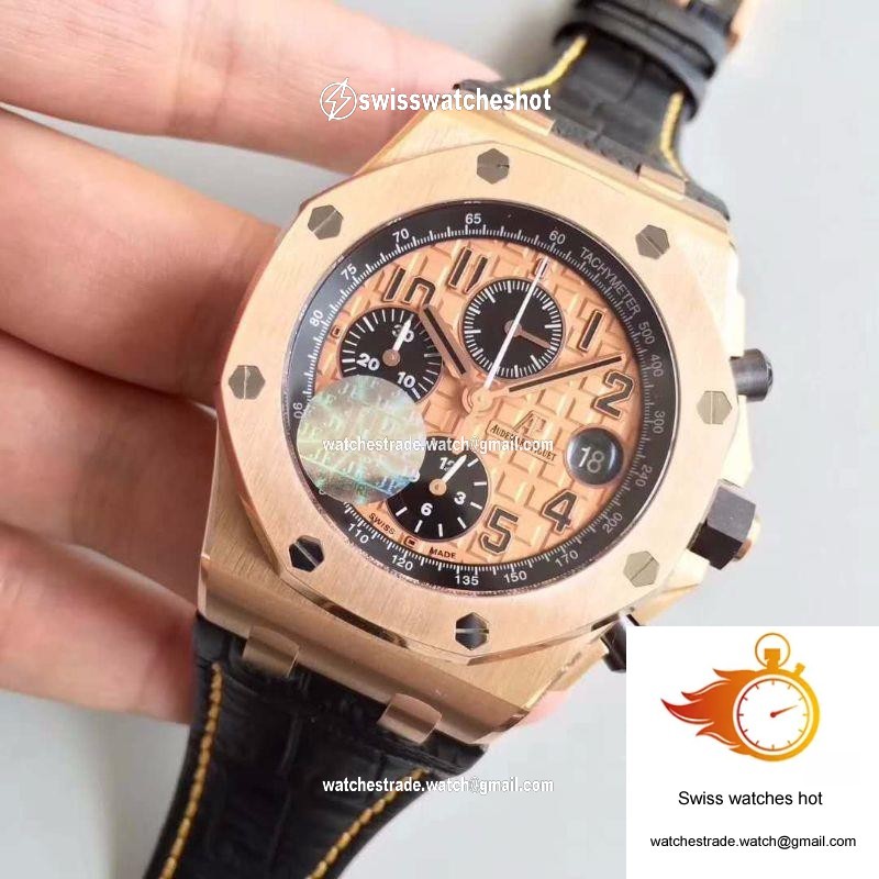 Audemars Piguet Royal Oak Offshore 26470OR.OO.A002CR.01 JF Factory V2 Gold Dial 3