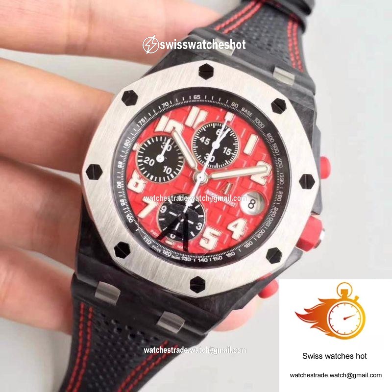 Audemars Piguet Royal Oak Offshore Singapore GP F1 26190OS.OO.D003CU.01 JF Factory Red Dial 3