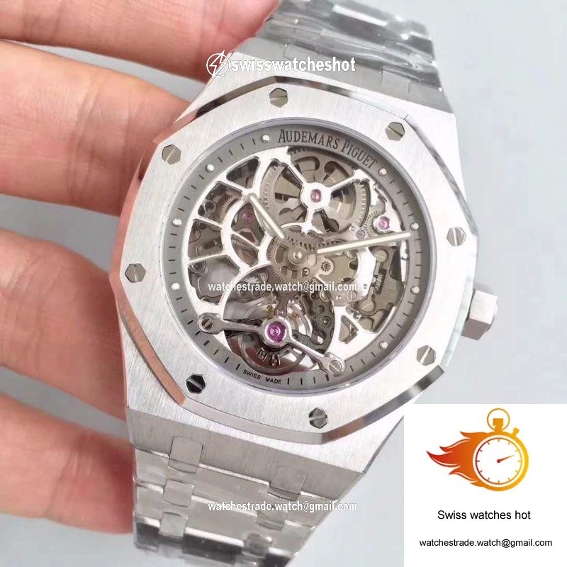 Audemars Piguet Royal Oak 26518ST.OO.1220ST.01 Tourbillon Skeleton Dial 3
