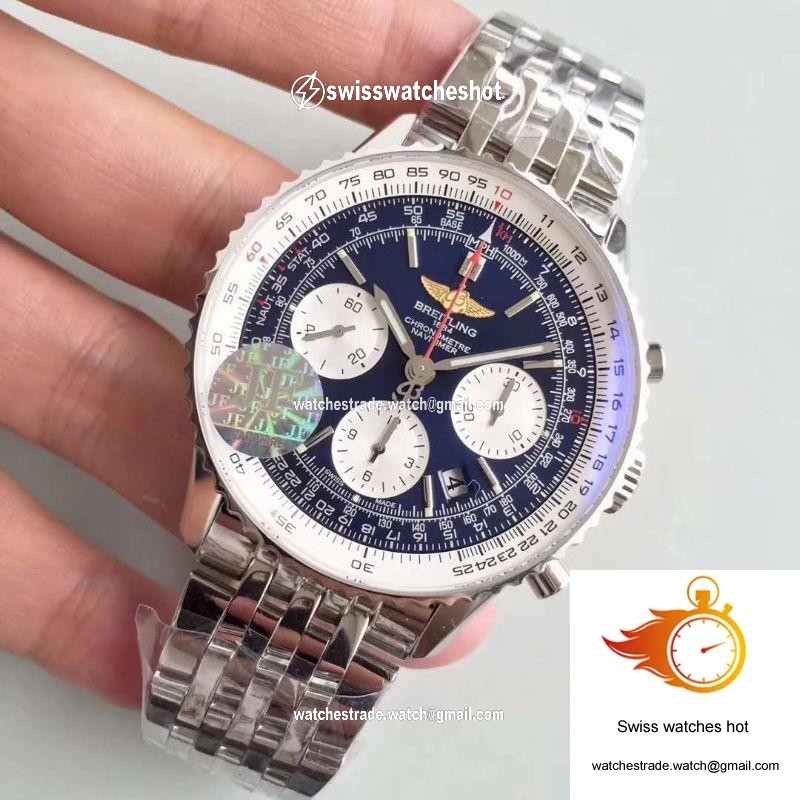 Breitling Navitimer 01 AB012012/BB01/447A JF Factory Blue Dial 3