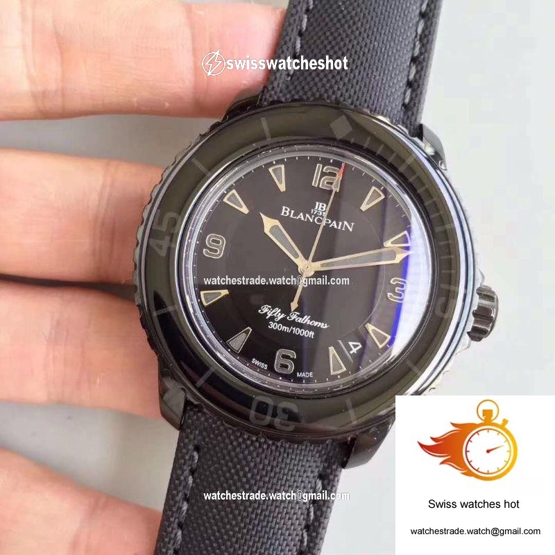 Blancpain Fifty Fathoms Dark Knight 5015-11C30-52A ZF Factory Black Dial 3