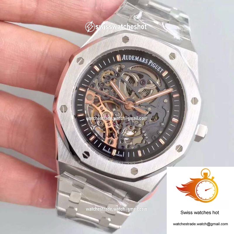 Audemars Piguet Royal Oak 15407ST.OO.1220ST.01 JF Factory Skeleton Dial 3