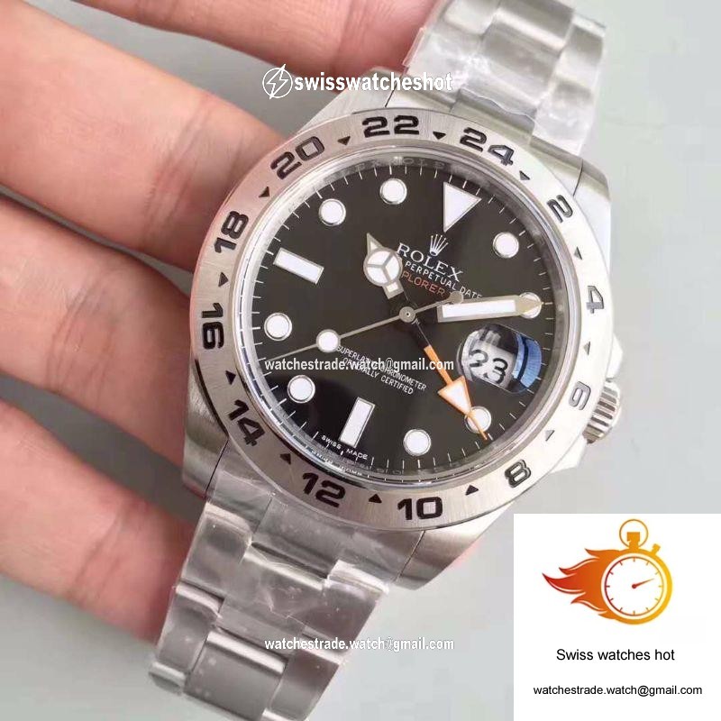 Rolex Explorer II 216570 2018 Noob Factory V7 Black Dial 3