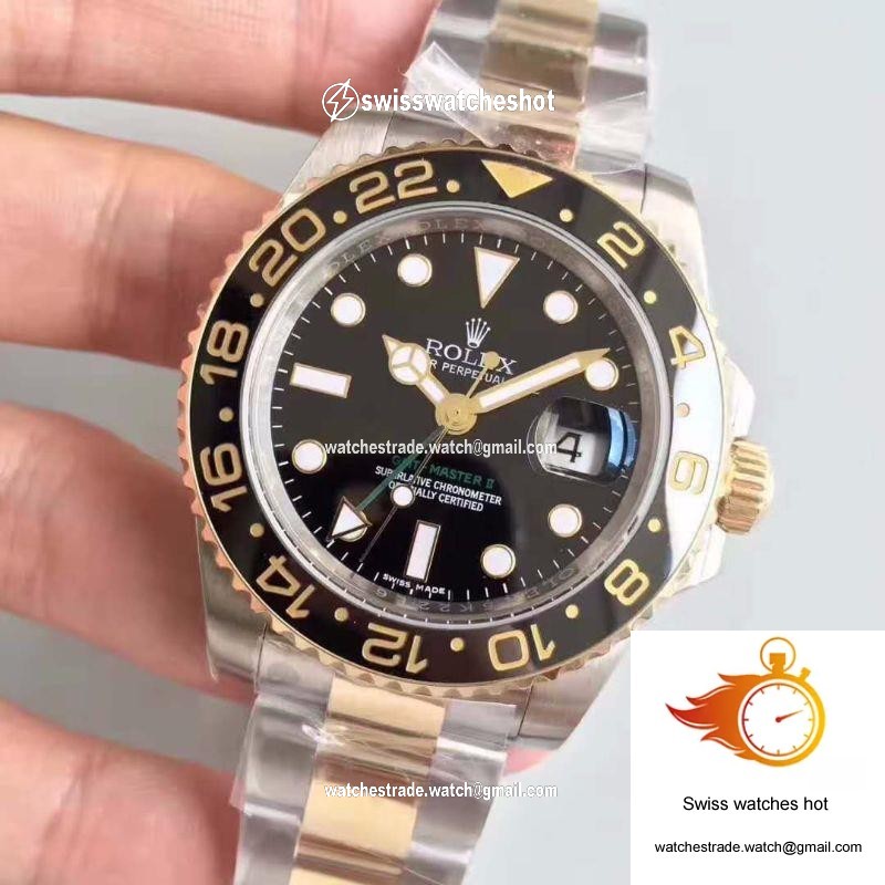 Rolex GMT-Master II 116713LN Noob Factory V9 Rose Gold Bezel 3
