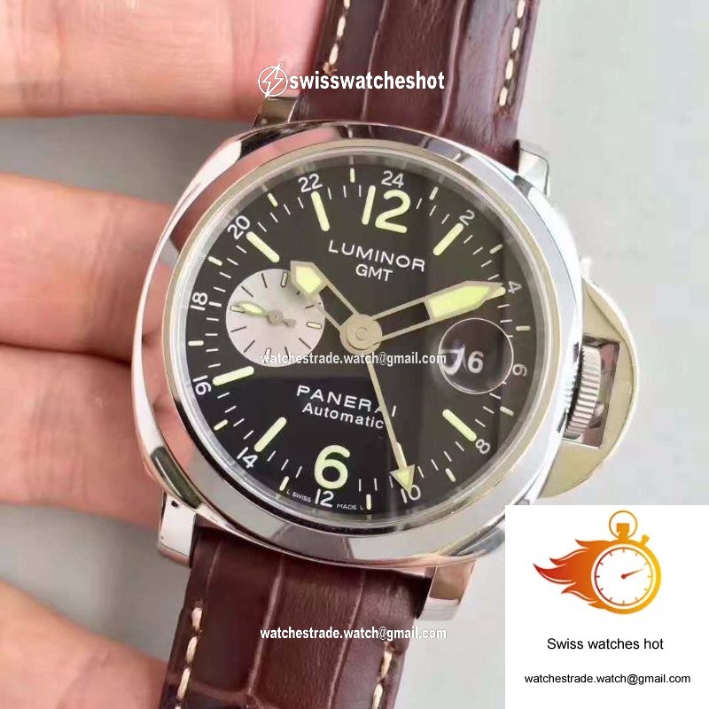 Panerai Luminor GMT PAM088 Black Dial 3