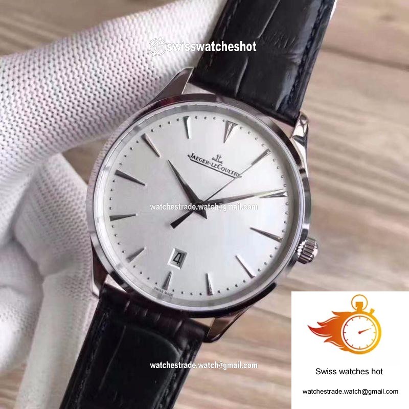 Jaeger-LeCoultre Master Ultra Thin Date 1288420 ZF Factory Silver Dial 3