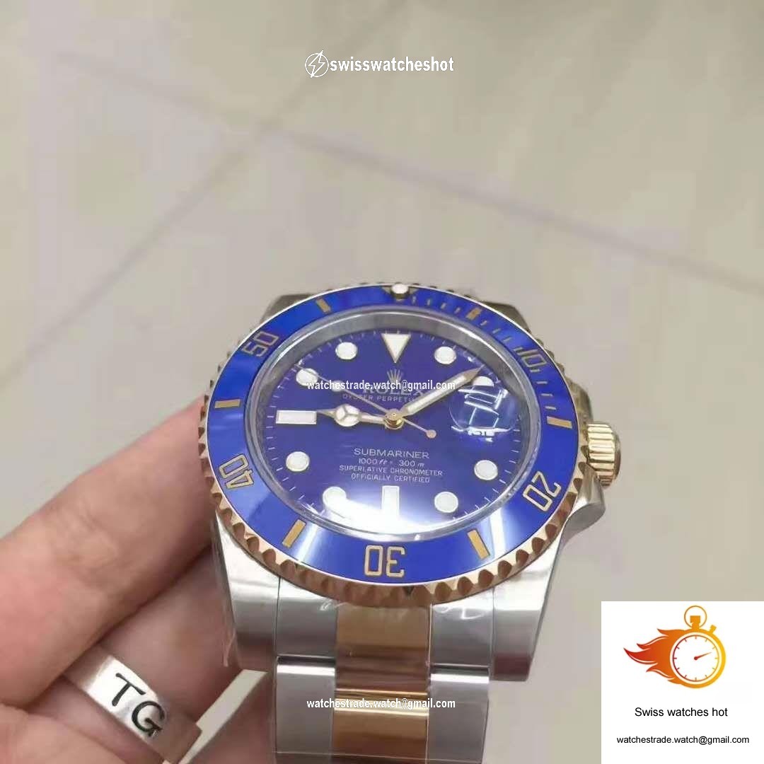 Rolex Submariner Date 116613LB Noob Factory V8 Blue Dial 3