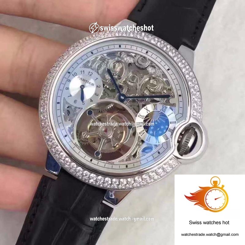 Ballon Bleu De Cartier Tourbillon Silver Dial 3