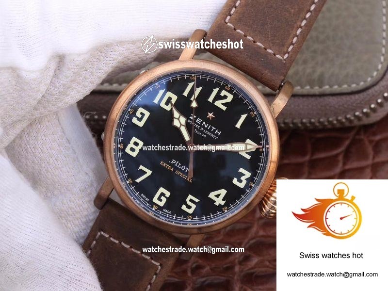 Zenith Pilot Type 20 Extra Special Bronze 29.2430.679.21.C753 XF Factory Black Dial 3