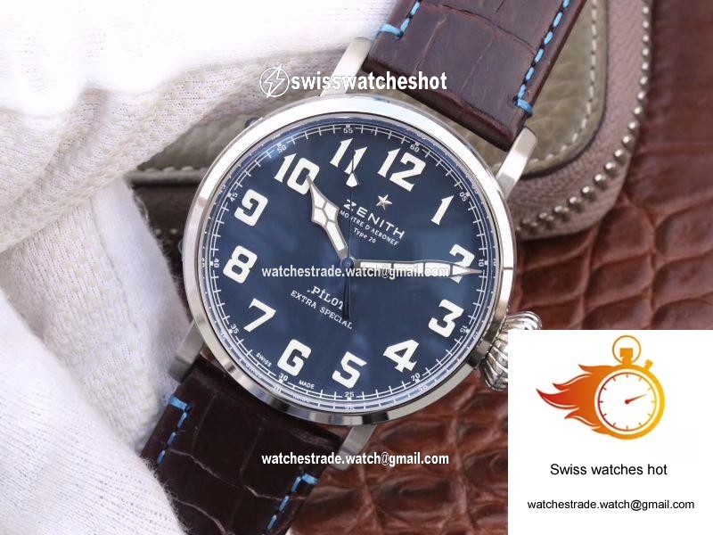 Zenith Pilot Type 20 Extra Special 03.2430.3000.21.C738 XF Factory Blue Dial 3