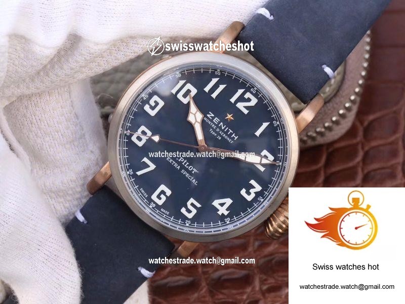 Zenith Pilot Type 20 Extra Special 29.2430.679.21.C753 XF Factory Blue Dial 3