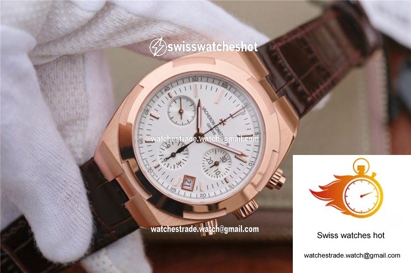 Vacheron Constantin Overseas Chronograph 5500V/000R-B074 8F Factory Silver Dial 3